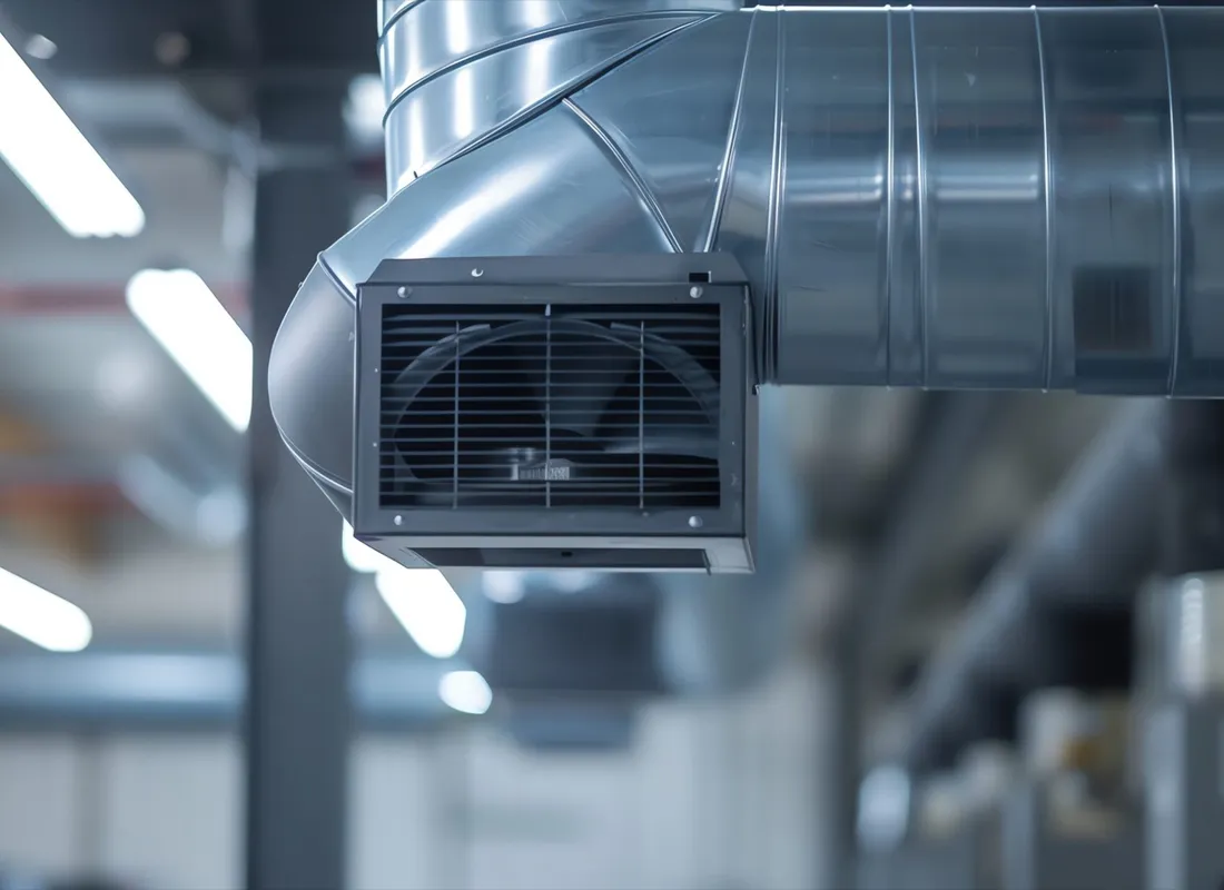 Industrial HVAC air handling unit building