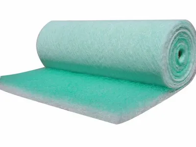 Green and white glass fibre paint arrestor roll for spray booths South Africa