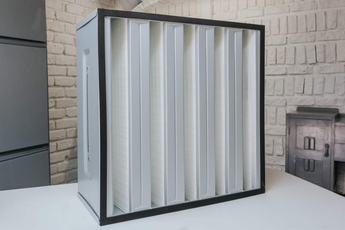 H14 HEPA filter, individually tested to EN1822